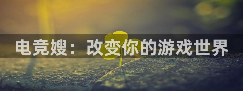 tf雷火电竞网页版：电竞嫂：改变你的游戏世界